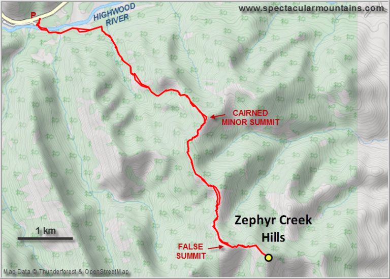 Zephyr Map Spectacular Mountains